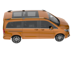 coche moderno aislado sobre fondo transparente. Representación 3d - ilustración png