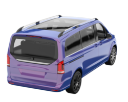 carro moderno isolado em fundo transparente. renderização 3D - ilustração png