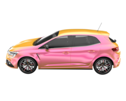 carro moderno isolado em fundo transparente. renderização 3D - ilustração png