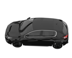 Modern car isolated on transparent background. 3d rendering - illustration png