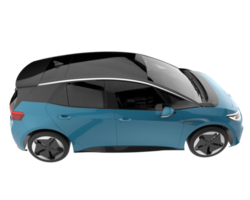 carro moderno isolado em fundo transparente. renderização 3D - ilustração png