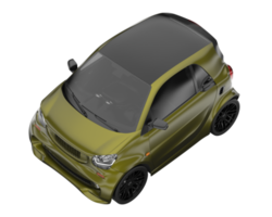 Modern car isolated on transparent background. 3d rendering - illustration png