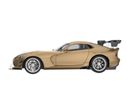 voiture de muscle isolée sur fond transparent. rendu 3d - illustration png