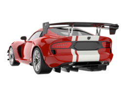 Muscle car isolated on transparent background. 3d rendering - illustration png