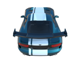 Muscle car isolated on transparent background. 3d rendering - illustration png