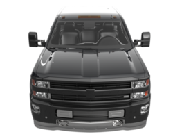 Pickup truck isolated on transparent background. 3d rendering - illustration png