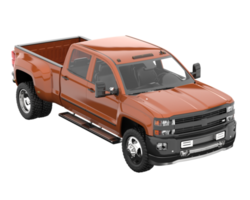 Pickup truck isolated on transparent background. 3d rendering - illustration png