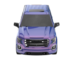 Pickup truck isolated on transparent background. 3d rendering - illustration png