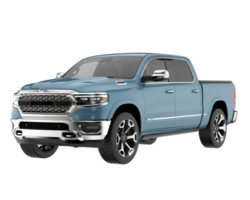 Pickup truck isolated on transparent background. 3d rendering - illustration png