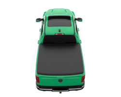 Pickup truck isolated on transparent background. 3d rendering - illustration png