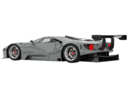 carro de corrida isolado em fundo transparente. renderização 3D - ilustração png