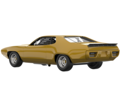 voiture de course isolée sur fond transparent. rendu 3d - illustration png