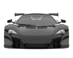 Race car isolated on transparent background. 3d rendering - illustration png