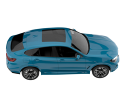 Realistic SUV isolated on transparent background. 3d rendering - illustration png