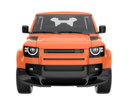 Realistic SUV isolated on transparent background. 3d rendering - illustration png