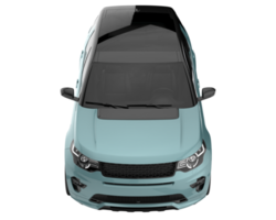 Realistic SUV isolated on transparent background. 3d rendering - illustration png