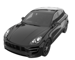 Realistic SUV isolated on transparent background. 3d rendering - illustration png