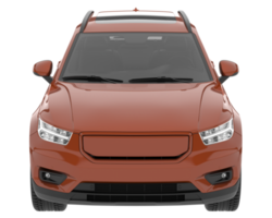 Realistic SUV isolated on transparent background. 3d rendering - illustration png
