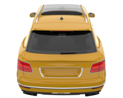 Realistic SUV isolated on transparent background. 3d rendering - illustration png