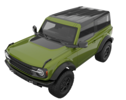 Realistic SUV isolated on transparent background. 3d rendering - illustration png