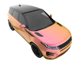 realistisk sUV isolerat på transparent bakgrund. 3d tolkning - illustration png