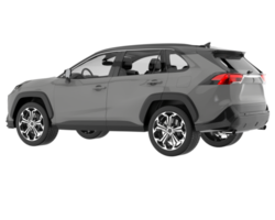Realistic SUV isolated on transparent background. 3d rendering - illustration png