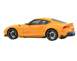 voiture de sport isolée sur fond transparent. rendu 3d - illustration png