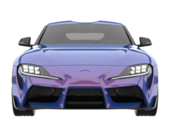 voiture de sport isolée sur fond transparent. rendu 3d - illustration png