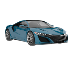 Sport car isolated on transparent background. 3d rendering - illustration png