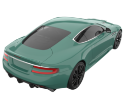 carro esporte isolado em fundo transparente. renderização 3D - ilustração png