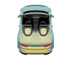 Sport car isolated on transparent background. 3d rendering - illustration png