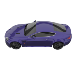 Sport car isolated on transparent background. 3d rendering - illustration png