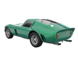 Sport car isolated on transparent background. 3d rendering - illustration png