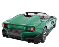 Sport car isolated on transparent background. 3d rendering - illustration png