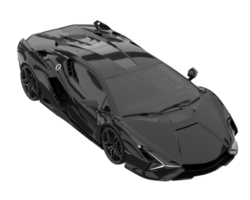 Sport car isolated on transparent background. 3d rendering - illustration png