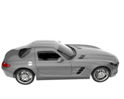 Sport car isolated on transparent background. 3d rendering - illustration png