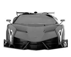 voiture de sport isolée sur fond transparent. rendu 3d - illustration png