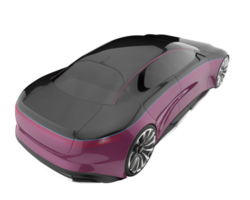 voiture de sport isolée sur fond transparent. rendu 3d - illustration png