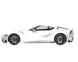 Sport car isolated on transparent background. 3d rendering - illustration png