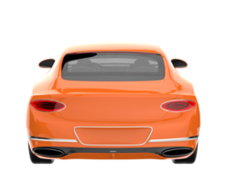 Sport car isolated on transparent background. 3d rendering - illustration png