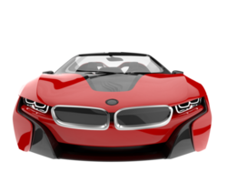 Sport car isolated on transparent background. 3d rendering - illustration png