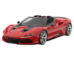 voiture de sport isolée sur fond transparent. rendu 3d - illustration png