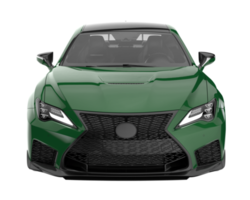 voiture de sport isolée sur fond transparent. rendu 3d - illustration png