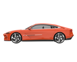 sport auto geïsoleerd Aan transparant achtergrond. 3d renderen - illustratie png