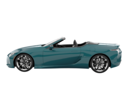 voiture de sport isolée sur fond transparent. rendu 3d - illustration png