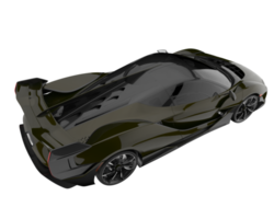 voiture de sport isolée sur fond transparent. rendu 3d - illustration png