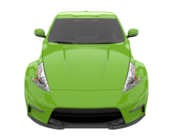 voiture de sport isolée sur fond transparent. rendu 3d - illustration png