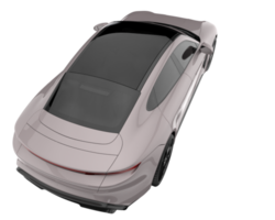 carro esporte isolado em fundo transparente. renderização 3D - ilustração png