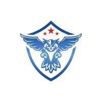 Owl logo vector in modern colorful logo design, Owl icon vector isolated on white background