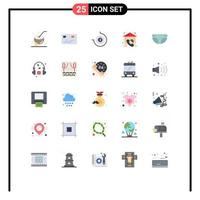 Universal Icon Symbols Group of 25 Modern Flat Colors of diaper child stop watch baby estate Editable Vector Design Elements